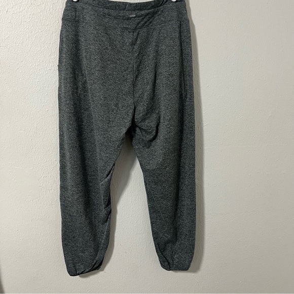 Women’s Charcoal Gray Jogging Track Pants Super Soft Pockets EUC Everyday - Picture 4 of 7